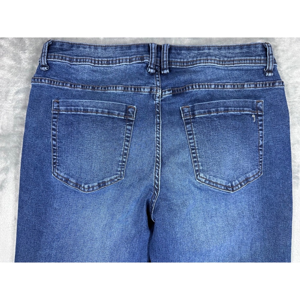 The Perfect Jean NYC Athletic Fit Mens 32x34 Blue Denim Jeans Medium Wash - Picture 9 of 10